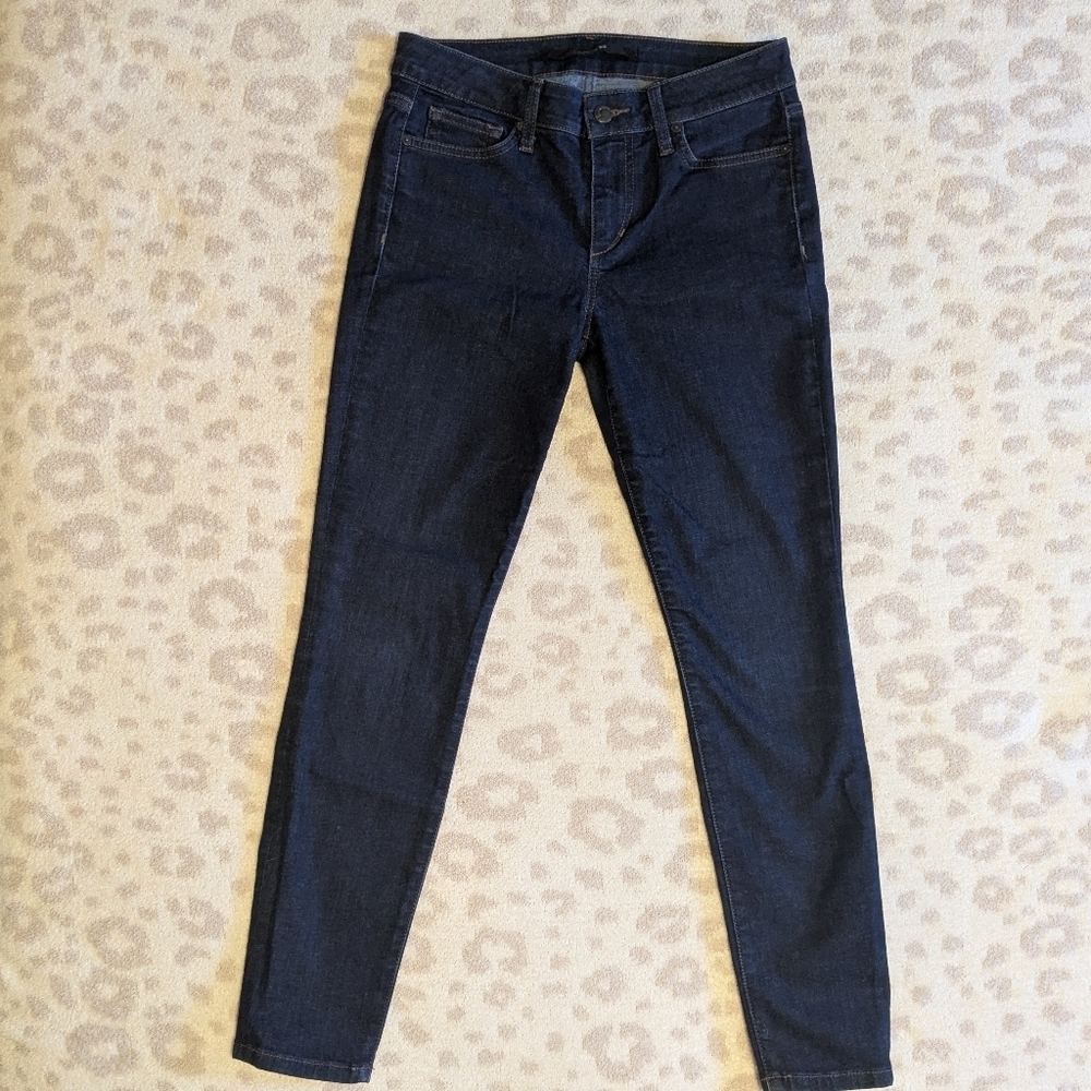 Joe's Jeans Dark Wash Blue Skinny Jeans 27 4 Stretch Stovepipe Jeans Y2K